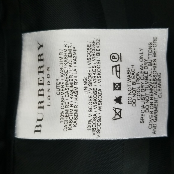 NWT Burberry Mid-Length Raglan Sleeves 100% Cashmere Coat - Picture 12 of 14